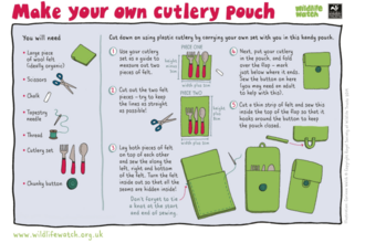How to make your own cutlery pouch