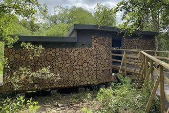 Photo of new hide at Adel Dam 