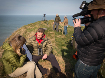 Chris Packham and Michaela Strachan