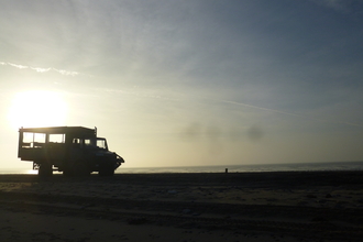 Unimog at Spurn