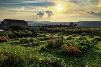 View over Stirley Community Farm Credit T Doherty