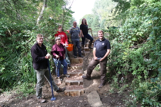 Volunteers on Clifton Beck