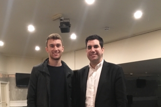 Matthew Snelling meeting Richard Burgon MP