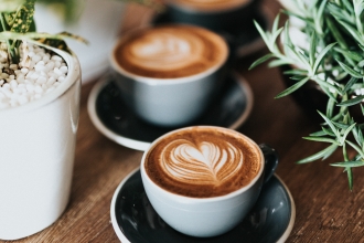 Coffee on table