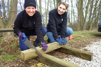 Voluntary trainees fencing