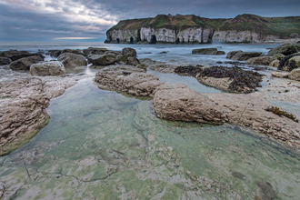 Flamborough Cliffs from Thornwick Bay