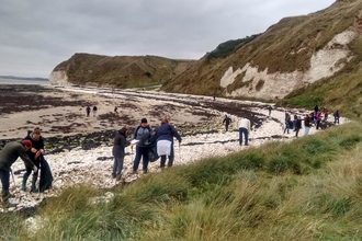 South Landing beach clean