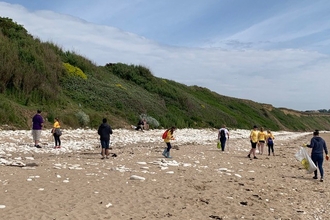 Bridlington beach cleans