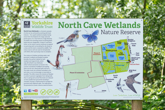 The North Cave Wetlands visitor interpretation board