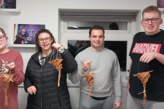 Willow bird feeders