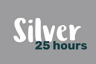 A grey coloured background with the word gold in white text with the 52 hours in a dark green text below