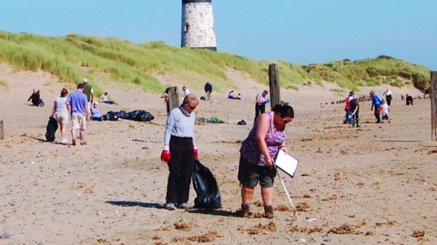 Spurn beach clean