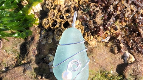 seaglass pendant