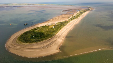 Photo of spurn NNR from the sky