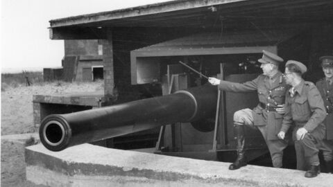 Six inch gun emplacement at Spurn NNR