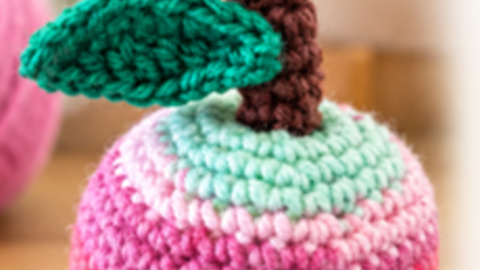 Crocheted Apple