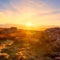 Yorkshire dales at sunset