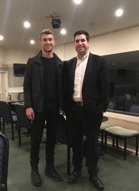 Matthew Snelling meeting Richard Burgon MP