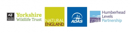 Logos (YWT, Natural England, ADAS, Humberhead Levels Partnership)
