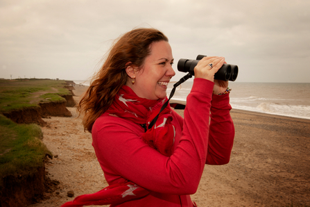 Birdwatcher at Spurn