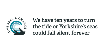 Give Seas a Chance logo - We have ten years to turn the tide or Yorkshire's seas could fall silent forever