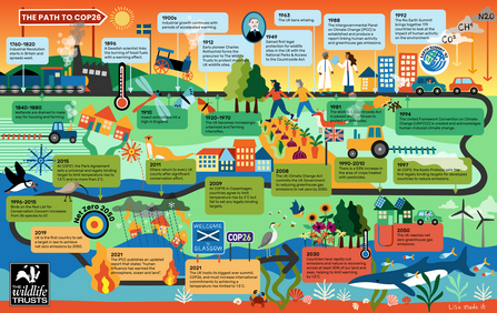 The road to COP26 infographic