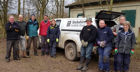 Barlow Common Task Day Volunteers - Howard Roddie