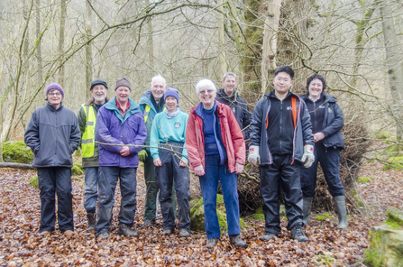 Grass Wood Task Day Volunteers - TOS Vol Sara