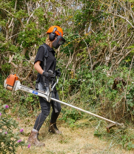 Brushcutting at Spurn - Simon Tull