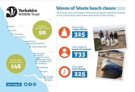 Wave of Waste Beach Clean Stats 2022
