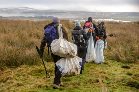 Treeplanting Volunteers Wild Inglborough, TOS Sara