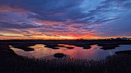 North Cave Wetlands sunset