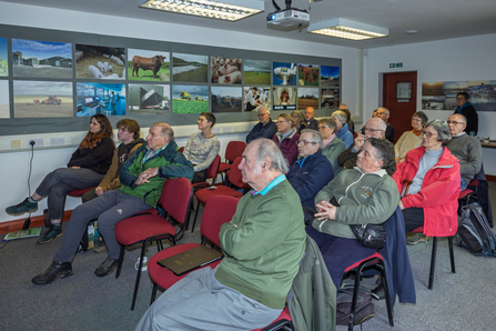 Volunteer audience at Wolds Discovery Day