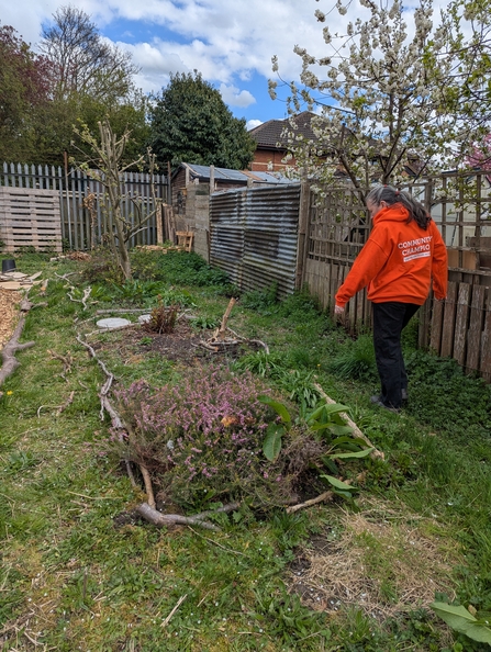 #TeamWild Community Champion Beki at allotment