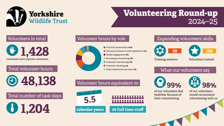 Volunteering Stats 2024/25