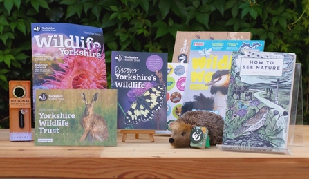 A photograph of Yorkshire Wildlife Trust's gift membership pack