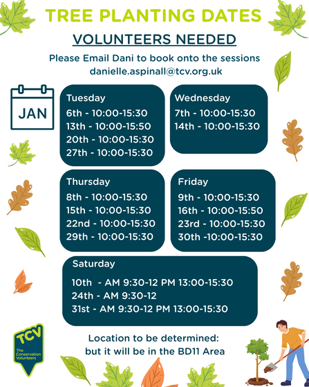 Dates for Wortley Tree Planting