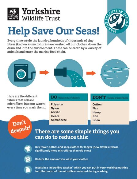 Help prevent microfibres entering our seas