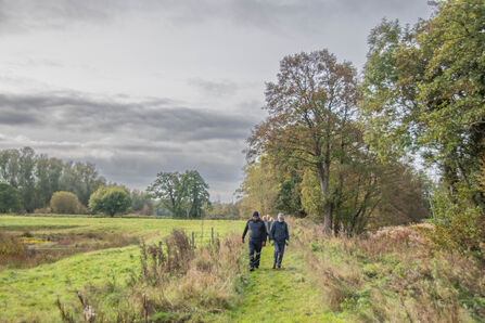 Volunteers setting off to find the cattle - Sara Spillett