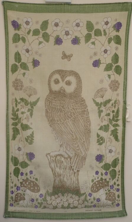 Owl Tea towel - Margaret Hartley