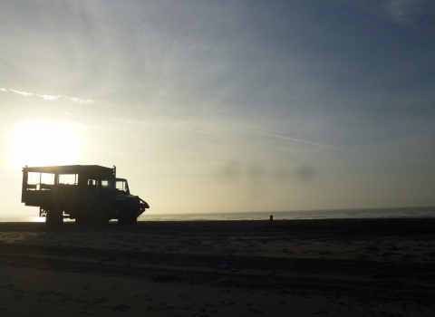 Unimog at Spurn