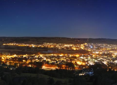 Wharfdale at night