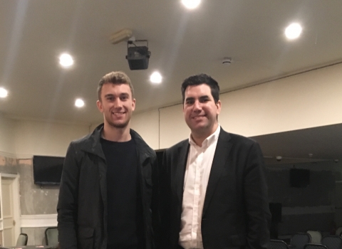 Matthew Snelling meeting Richard Burgon MP