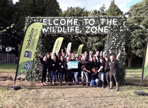 Staff outside the Wildlife Zone at Castle Howard