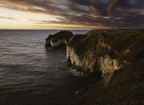 Sunrsie over Flamborough Head