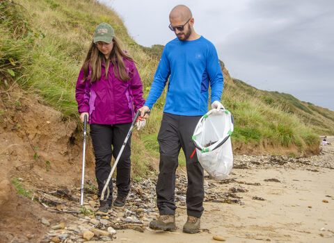 Filey Beach Clean September 2023 - TOS Sara